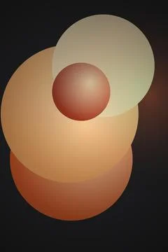 Abstract Sphere Overlap Фото