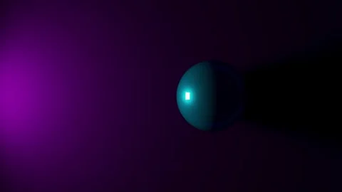 Abstract Sphere Rolling Title Opener Reveal Stock Footage 321936489