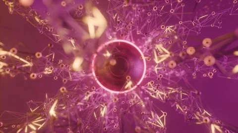 Abstract sphere rotation around Stock-Footage 272312928