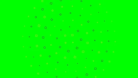 Abstract sphere of small dark square outlines on a vibrant green background Stock Footage 340268180