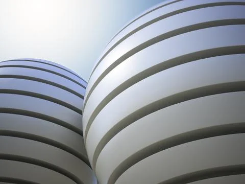 Abstract sphere structures Illustrazione stock