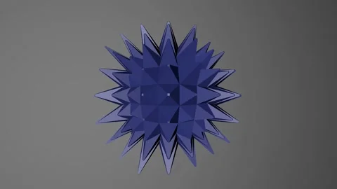 Abstract sphere with thorns background. Stock Footage 157842190