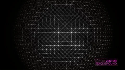 Abstract sphere vector illustration background Stock Illustration