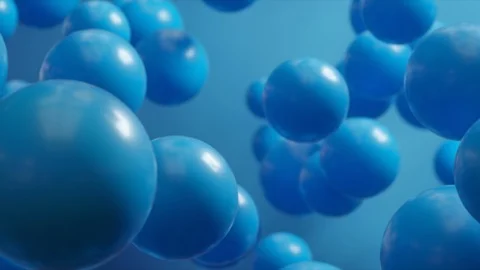 Abstract Spheres Background, Animation 4k Vidéo 123077556