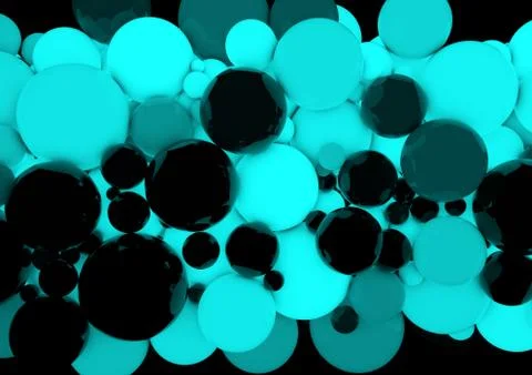Abstract Spheres Background Stock Illustration