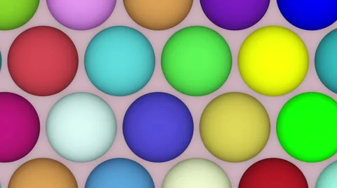 Abstract Spheres Loop Background Stock Footage 61288514