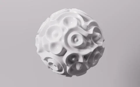 Abstract spherical background, 3d rendering. 스톡 일러스트