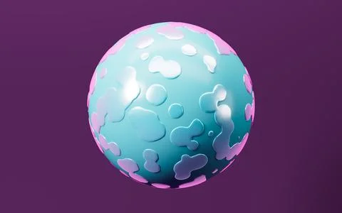 Abstract spherical background, 3d rendering. Stock Illustration