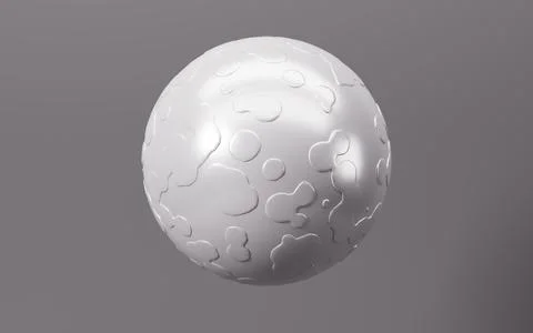 Abstract spherical background, 3d rendering. Stock Illustration