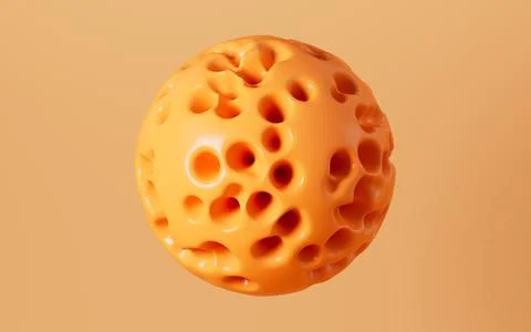 Abstract spherical background, 3d rendering. Stock Illustration