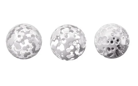 Abstract spherical background, 3d rendering. Stock Illustration