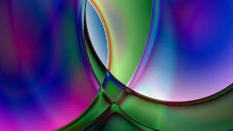 Abstract Spherical Prism Background Stock Illustration