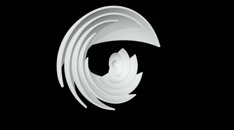 Abstract spherical rotation. Seamless loop Stock Footage 56669591
