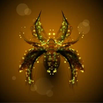 Abstract spider Stock Illustration