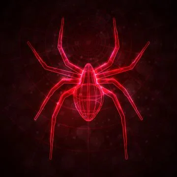 Abstract spider Stock-Illustration