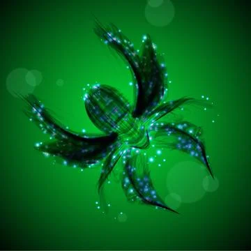 Abstract spider Stock Illustration