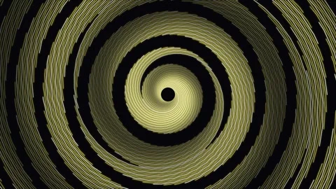 Abstract spinning color-changing hypnotic spiral motion background Stock Footage 346157721
