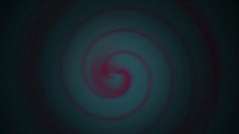 Abstract spinning hypnosis spiral background animation with dark cyan and m.. Stock Footage 346354702