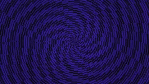Abstract spinning pattern in shades of blue and purple Stock Footage 339451880