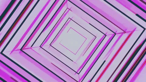 Abstract spinning pink squares motion background Stock-Footage 260769983
