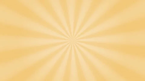 Abstract spinning radial sunburst pattern. Yellow and beige rotating rays loop. Video stock 315453961
