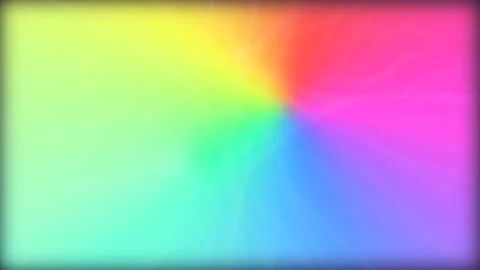 Abstract spinning rainbow gradient loop background Stock Footage 335937714