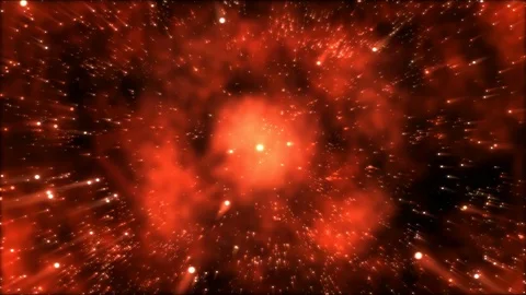 Abstract Spinning Star Sphere Animation - Loop Red Stock Footage 82949266