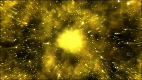 Abstract Spinning Star Sphere Animation - Loop Yellow Stock Footage 82949908