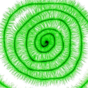 Abstract spiral Abstract generated light green spiral pattern background C... 写真素材