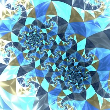 Abstract spiral art backdrop Stock Illustration