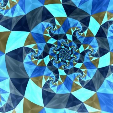 Abstract spiral art backdrop Stock Illustration