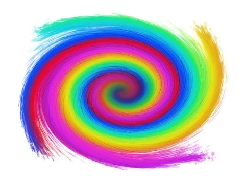 Abstract spiral background Stock Illustration