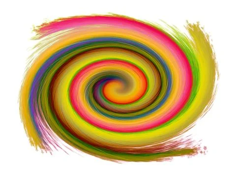 Abstract spiral background Stock Illustration