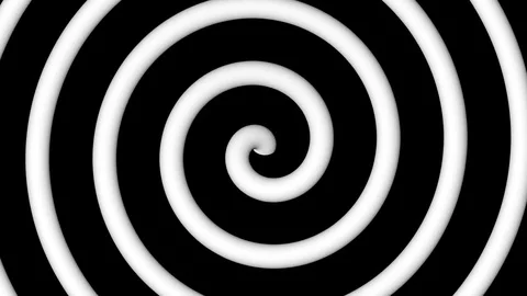 Abstract spiral background, seamless loop Stock Footage 76875508