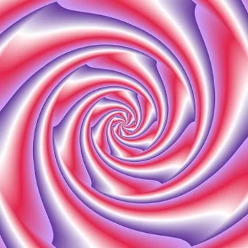 Abstract spiral background in  white, red and violet Illustrazione stock