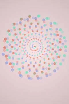 Abstract Spiral Circle Pattern Stock Photos