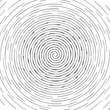 Abstract spiral design pattern. Circular, rotating background, vector Stock Illustration