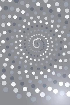 Abstract Spiral Dot Pattern イラスト素材