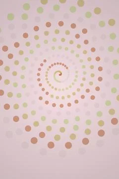 Abstract Spiral Dot Pattern イラスト素材