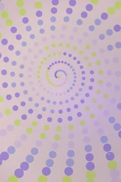 Abstract Spiral Dot Pattern イラスト素材