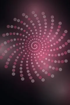 Abstract Spiral Dot Pattern Stock Photos