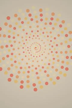 Abstract Spiral Dot Pattern Stock Photos