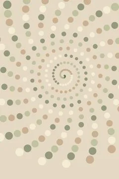 Abstract Spiral Dot Pattern Stock Photos