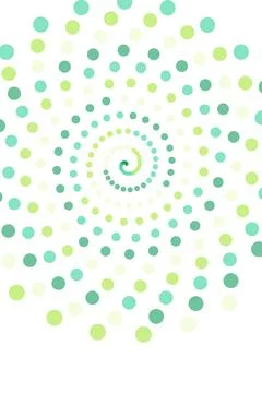 Abstract Spiral Dot Pattern Stock Photos