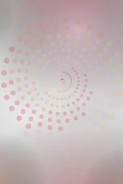 Abstract Spiral Dot Pattern Stock Photos