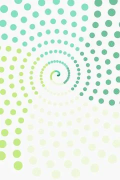 Abstract Spiral Dot Pattern Stock Photos