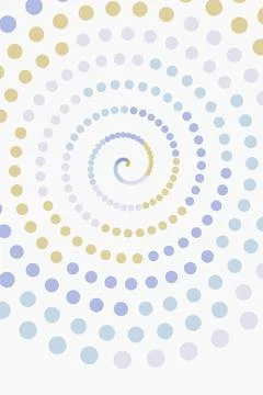 Abstract Spiral Dot Pattern Stock Photos