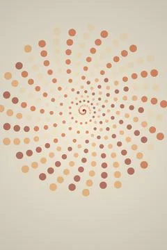Abstract Spiral Dot Pattern Stock Photos