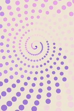 Abstract Spiral Dot Pattern Stock Photos