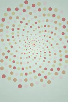 Abstract Spiral Dot Pattern Stock Photos